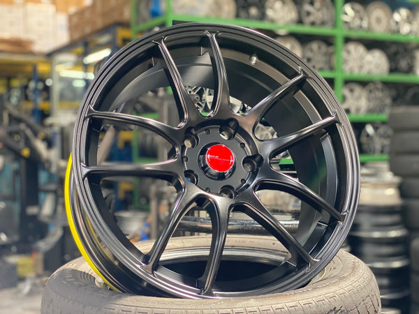 New 17X7.5 ET40 DM054 Rim (4 wheel) Matt Black 5X114.3