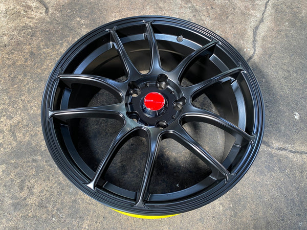 New 17X7.5 ET40 DM054 Rim (4 wheel) Matt Black 5X114.3