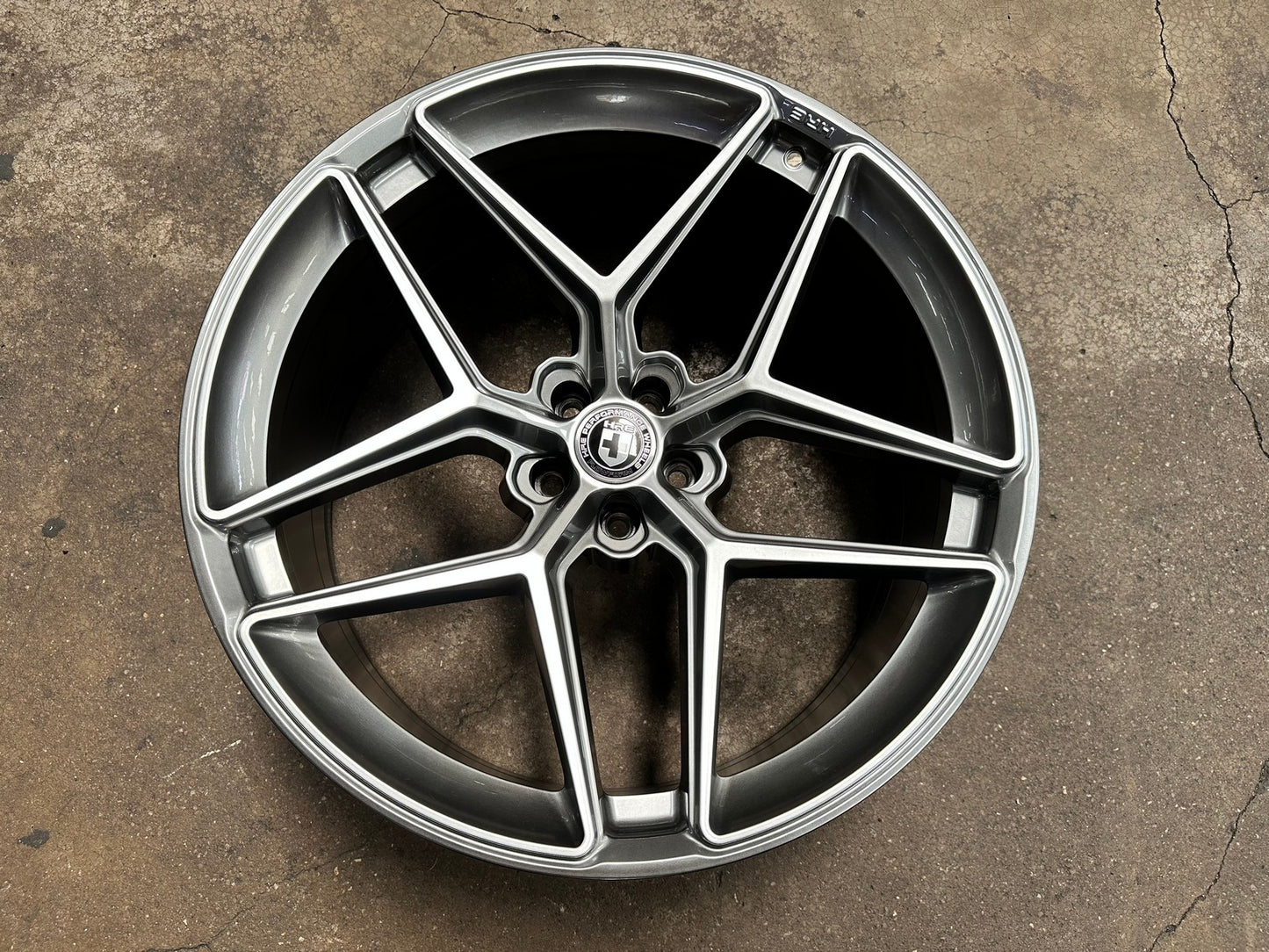 New 22X10.5 ET10 HRE F11 Rim (4 wheel) Gloss Silver 5X112