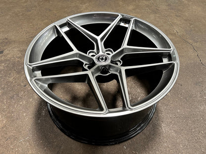 New 22X10.5 ET10 HRE F11 Rim (4 wheel) Gloss Silver 5X112