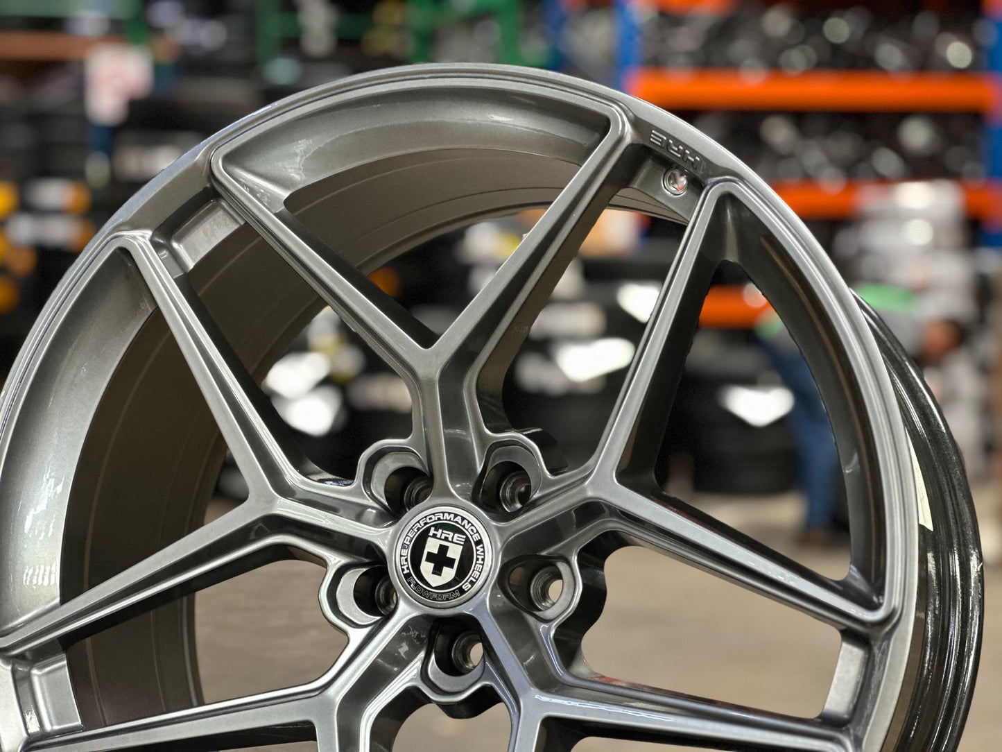 New 22X10.5 ET10 HRE F11 Rim (4 wheel) Gloss Silver 5X112