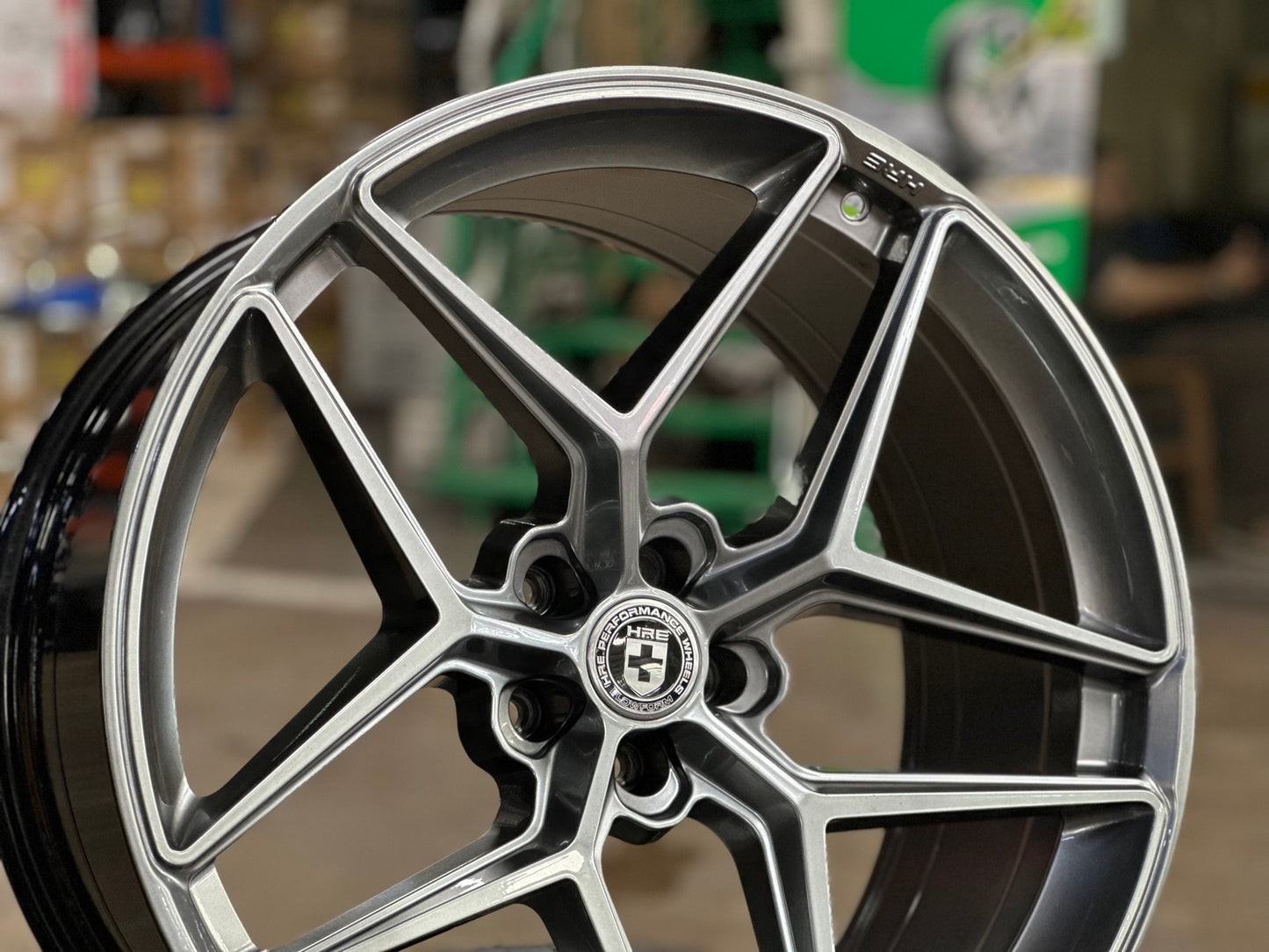 New 22X10.5 ET10 HRE F11 Rim (4 wheel) Gloss Silver 5X112