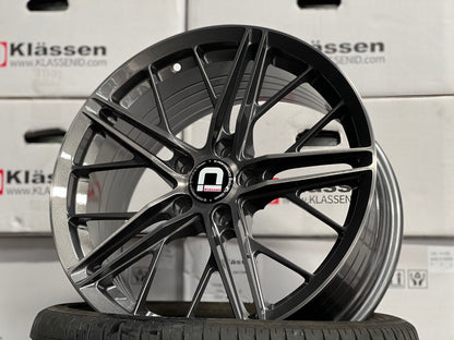 New 18X8.5 ET43 Klassen ID F53R Rim (4 wheel) Gloss Gunmetal 5X112