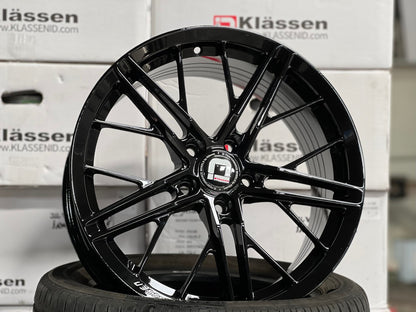 New 18X8.5 ET43 Klassen ID F53R Rim (4 wheel) Gloss Black 5X114.3