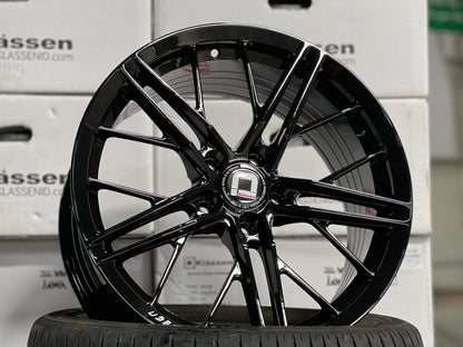 New 18X8.5 ET43 Klassen ID F53R Rim (4 wheel) Gloss Black 5X114.3