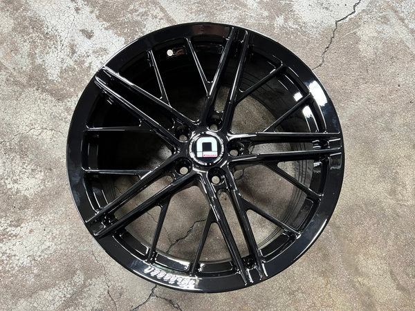 New 18X8.5 ET43 Klassen ID F53R Rim (4 wheel) Gloss Black 5X112