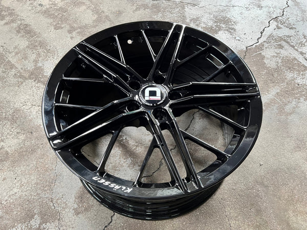 New 18X8.5 ET43 Klassen ID F53R Rim (4 wheel) Gloss Black 5X114.3