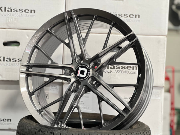 New 20X9 ET35 Klassen ID F53R Rim (4 wheel) Gloss Gunmetal 5X114.3