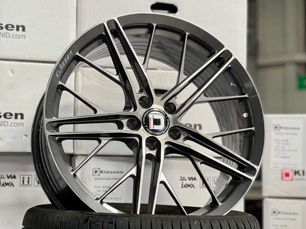 New 20X9 ET35 Klassen ID F53R Rim (4 wheel) Gloss Gunmetal 5X112