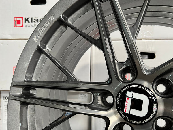 New 20X9 ET35 Klassen ID F53R Rim (4 wheel) Gloss Gunmetal 5X112