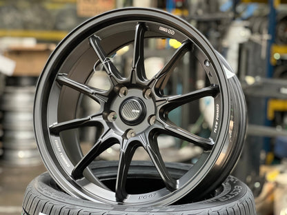 New 18X8.5 ET40 Enkei Rim (4 wheel) Matt Black 5X114.3