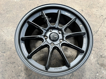 New 18X8.5 ET40 Enkei Rim (4 wheel) Matt Black 5X114.3