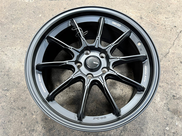 New 18X8.5 ET40 Enkei Rim (4 wheel) Matt Black 5X114.3