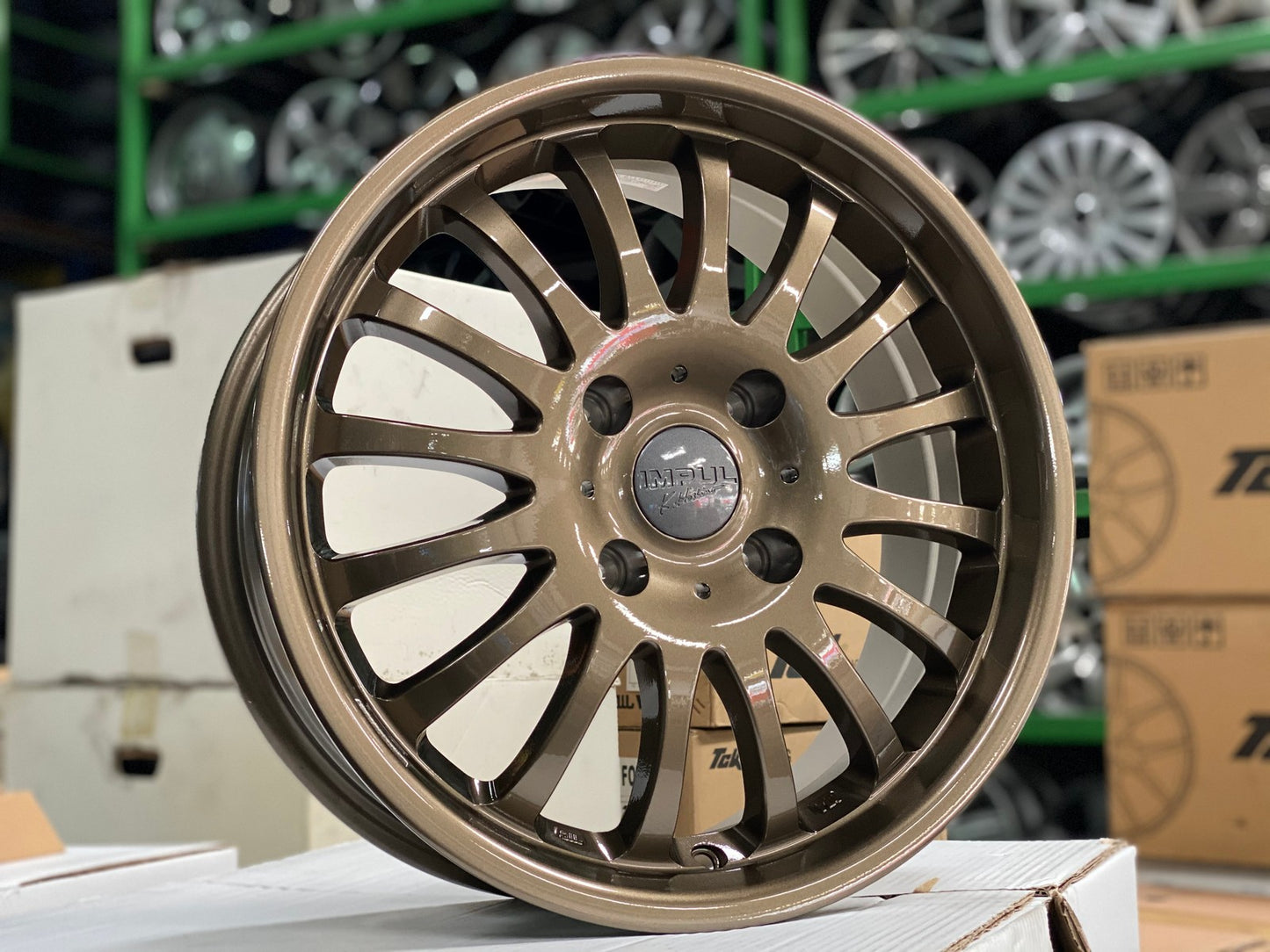 New 16X6.5 ET38 Impul FS16 Rim (4 wheel) Gloss Bronze 4X114.3