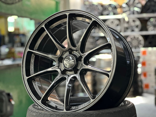 New 19X10 ET32 OZ Racing Hyper GT Rim (4 wheel) Gloss Gunmetal 5X112