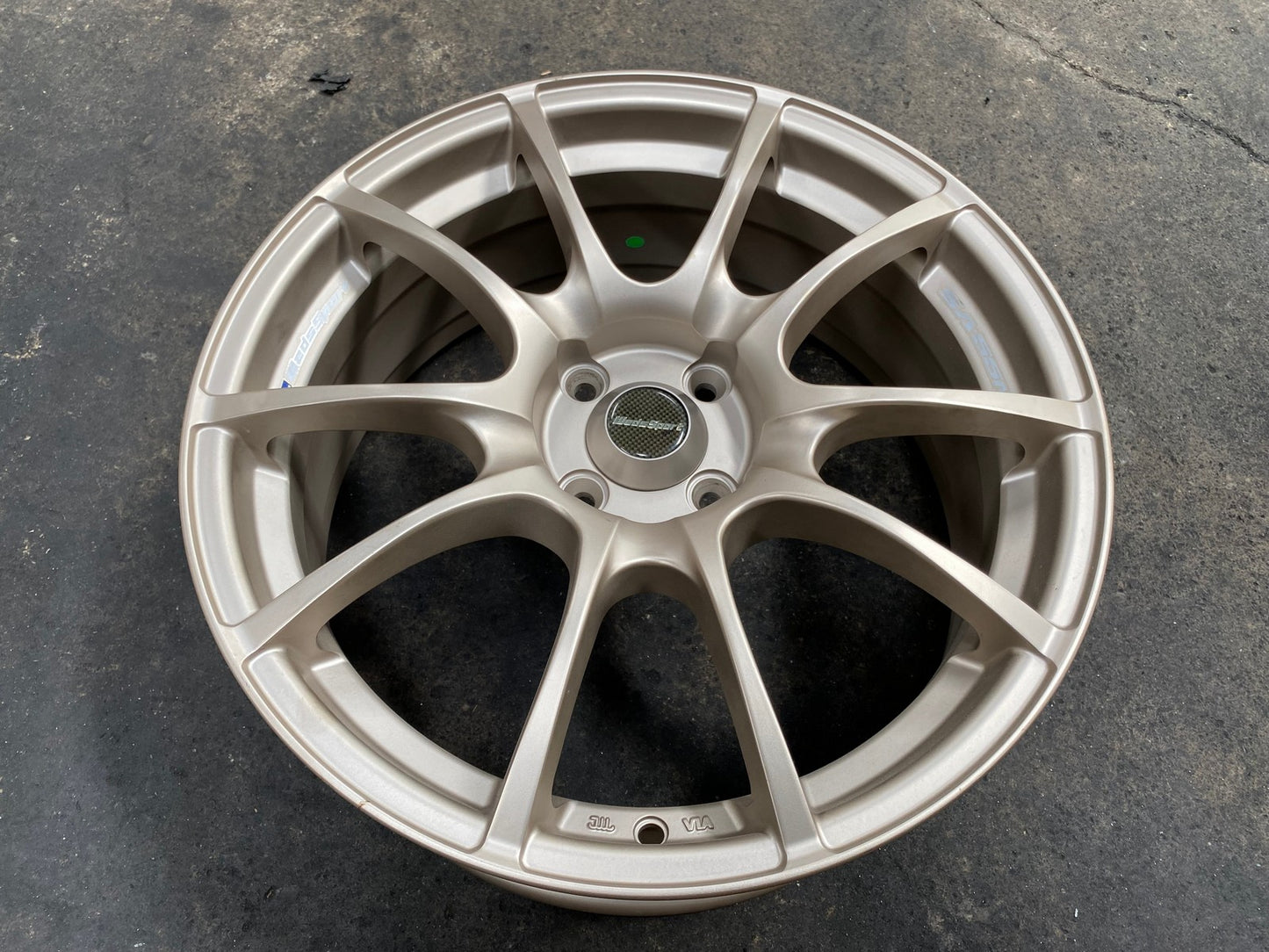 New 17X7 ET40 Ketrin Rim (4 wheel) Matt Gold 4X100