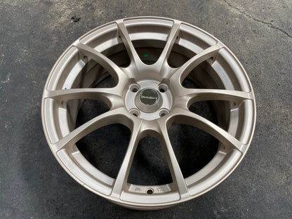 New 17X7 ET40 Ketrin Rim (4 wheel) Matt Gold 4X100