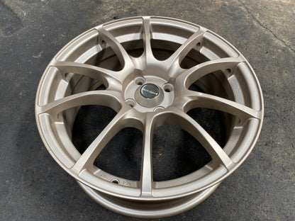 New 17X7 ET40 Ketrin Rim (4 wheel) Matt Gold 4X100