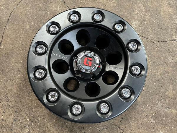 New 20X9.5 ET15 Lenso Max 3 Rim (4 wheel) Matt Black 5X150