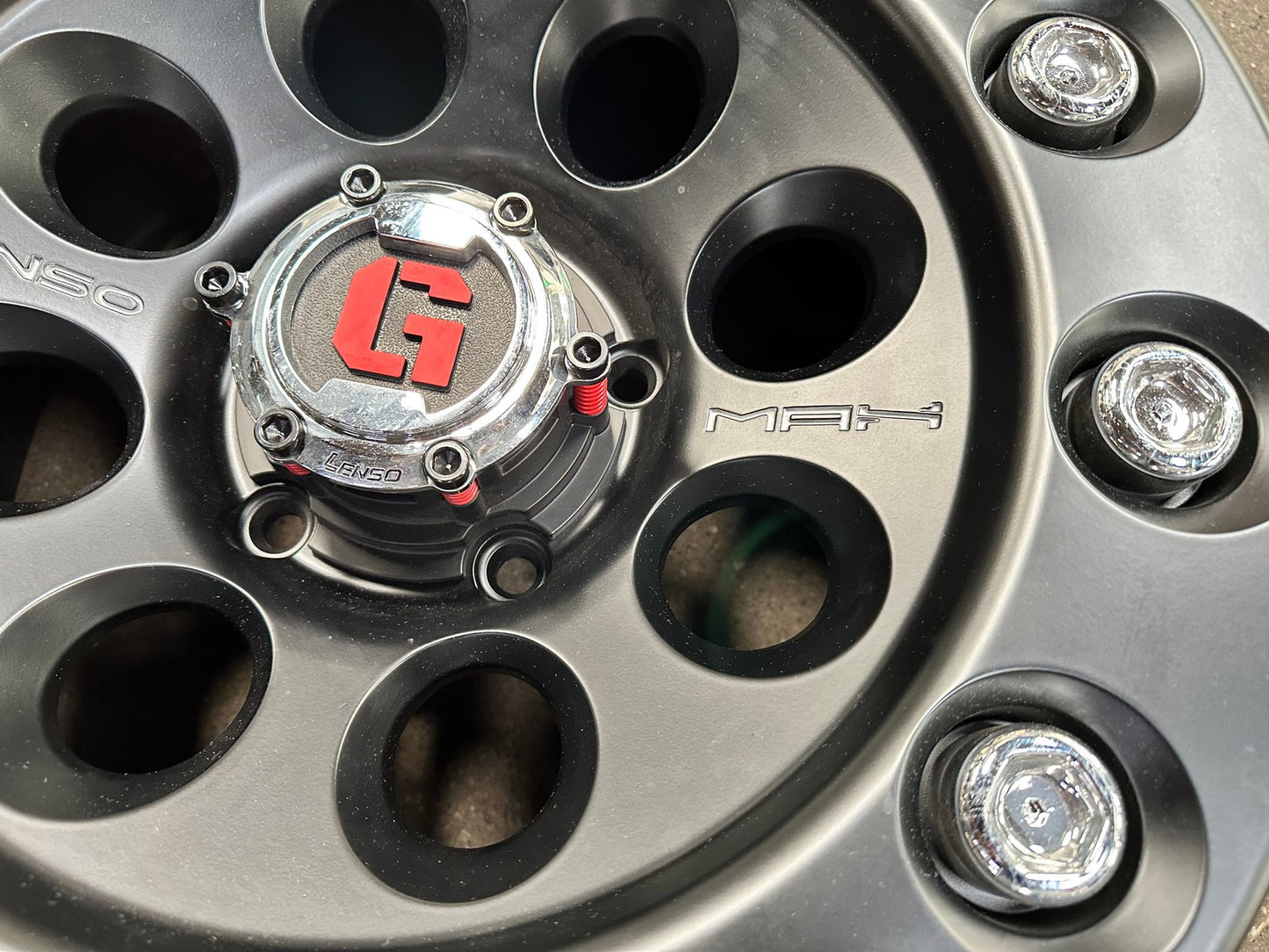 New 20X9.5 ET15 Lenso Max 3 Rim (4 wheel) Matt Black 5X150