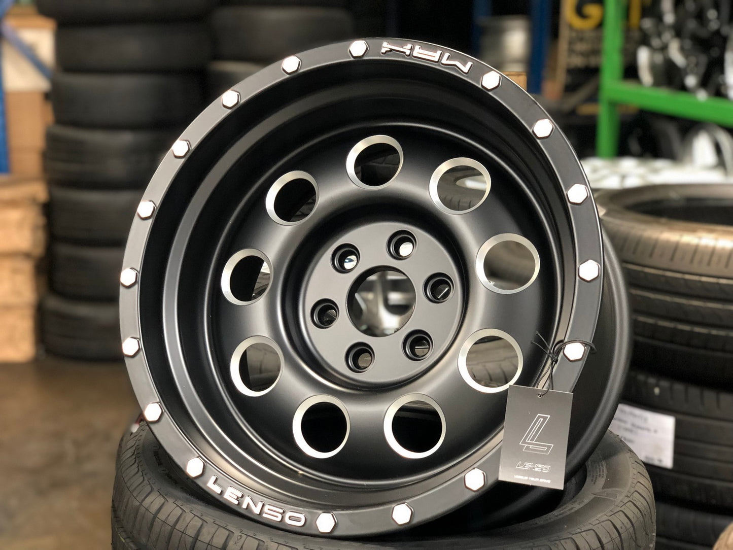 New 16X9 ET0 Lenso Max 6 Rim (4 wheel) Matt Black 6X114.3