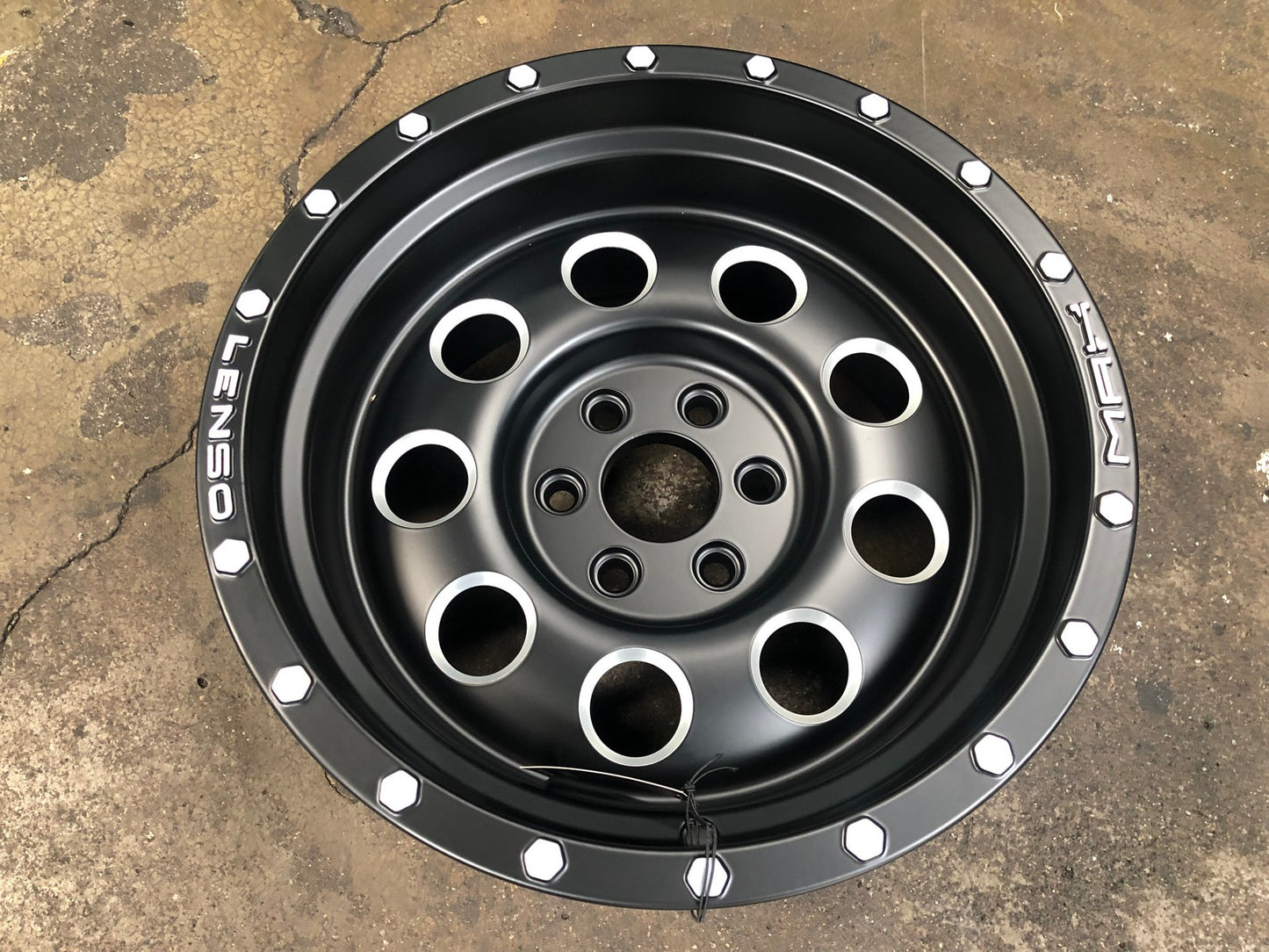 New 16X9 ET0 Lenso Max 6 Rim (4 wheel) Matt Black 6X114.3