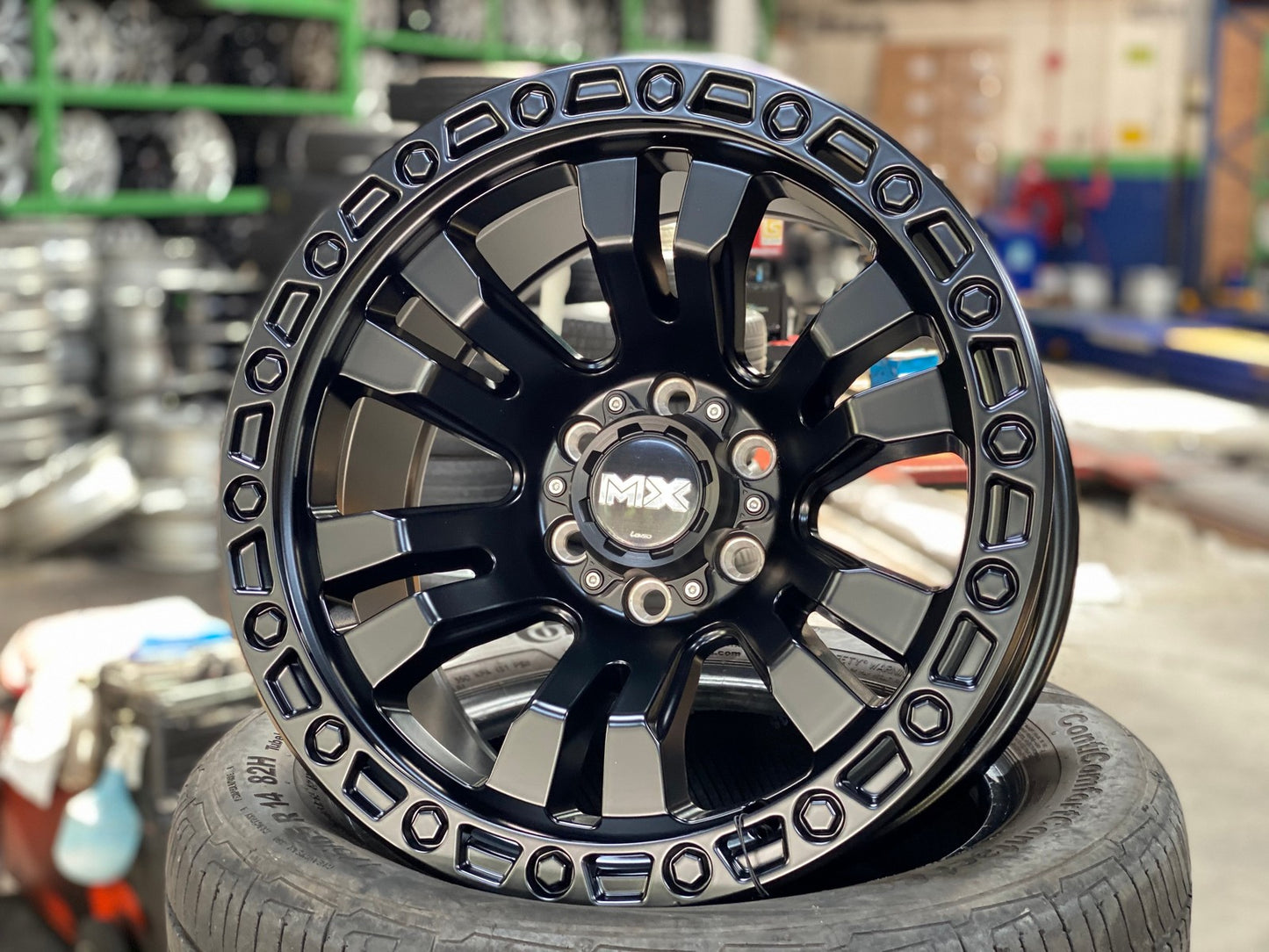 New 16X8.5 ET0 Lenso Brutal Rim (4 wheel) Matt Black 6X114.3