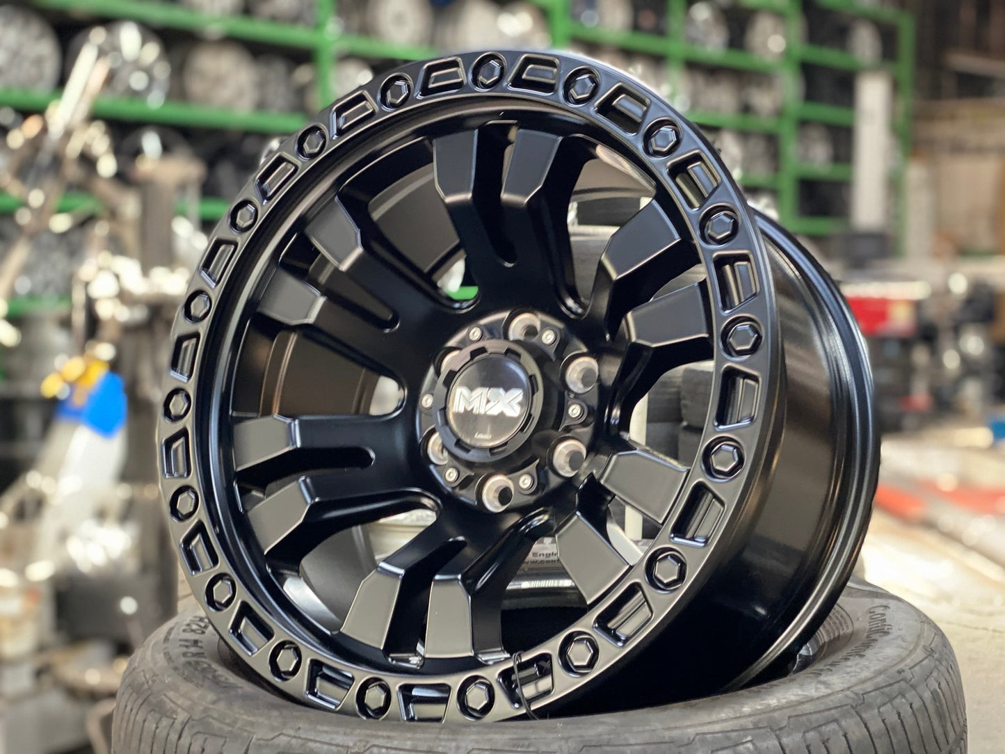 New 16X8.5 ET0 Lenso Brutal Rim (4 wheel) Matt Black 6X114.3