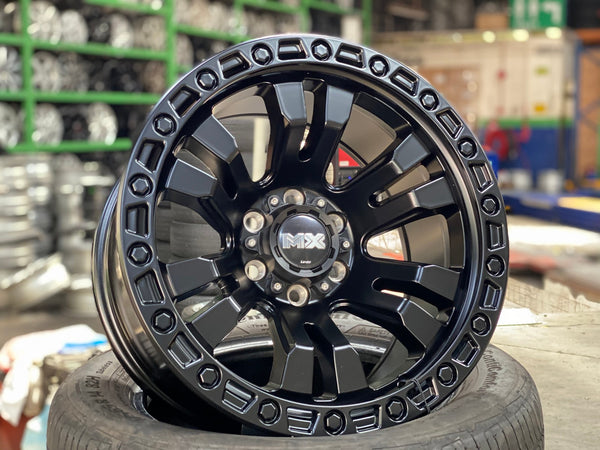 New 16X8.5 ET0 Lenso Brutal Rim (4 wheel) Matt Black 6X114.3