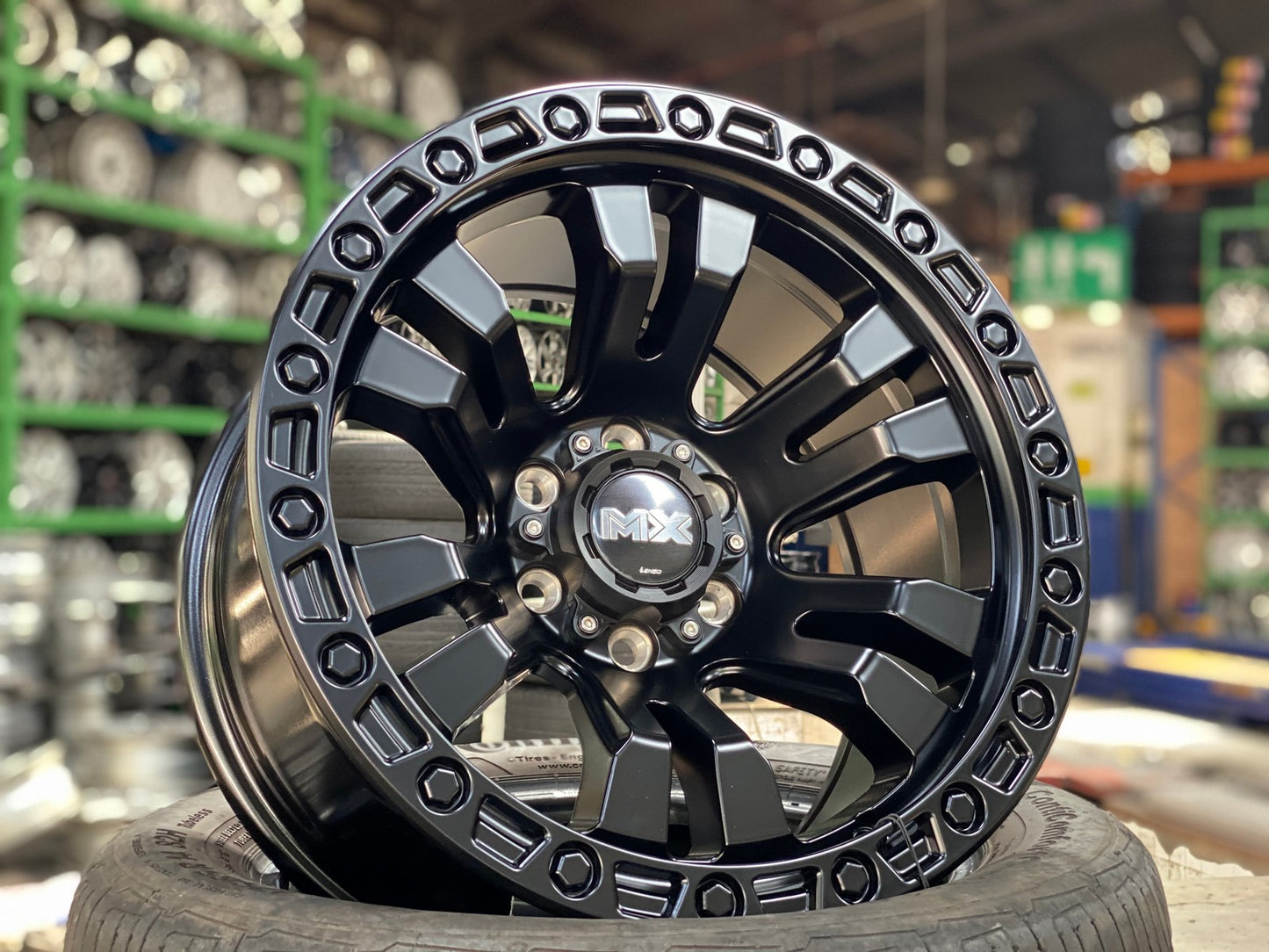 New 16X8.5 ET0 Lenso Brutal Rim (4 wheel) Matt Black 6X114.3