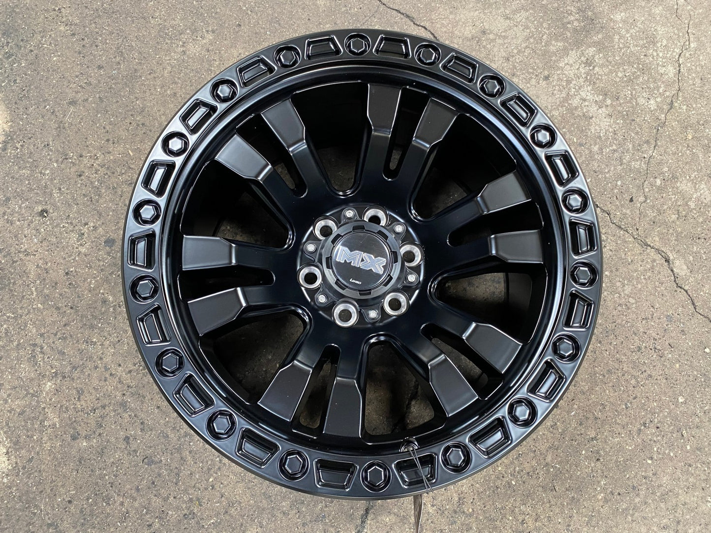 New 16X8.5 ET0 Lenso Brutal Rim (4 wheel) Matt Black 6X114.3