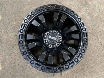 New 16X8.5 ET0 Lenso Brutal Rim (4 wheel) Matt Black 6X114.3