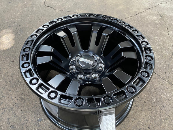 New 16X8.5 ET0 Lenso Brutal Rim (4 wheel) Matt Black 6X114.3