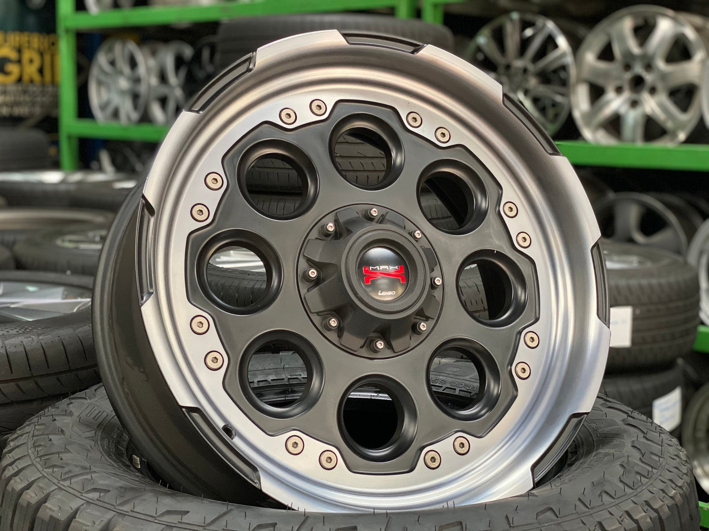 New 20X9 ET20 Lenso Maxx 07 Rim (4 wheel) Matt Black 6X139.7