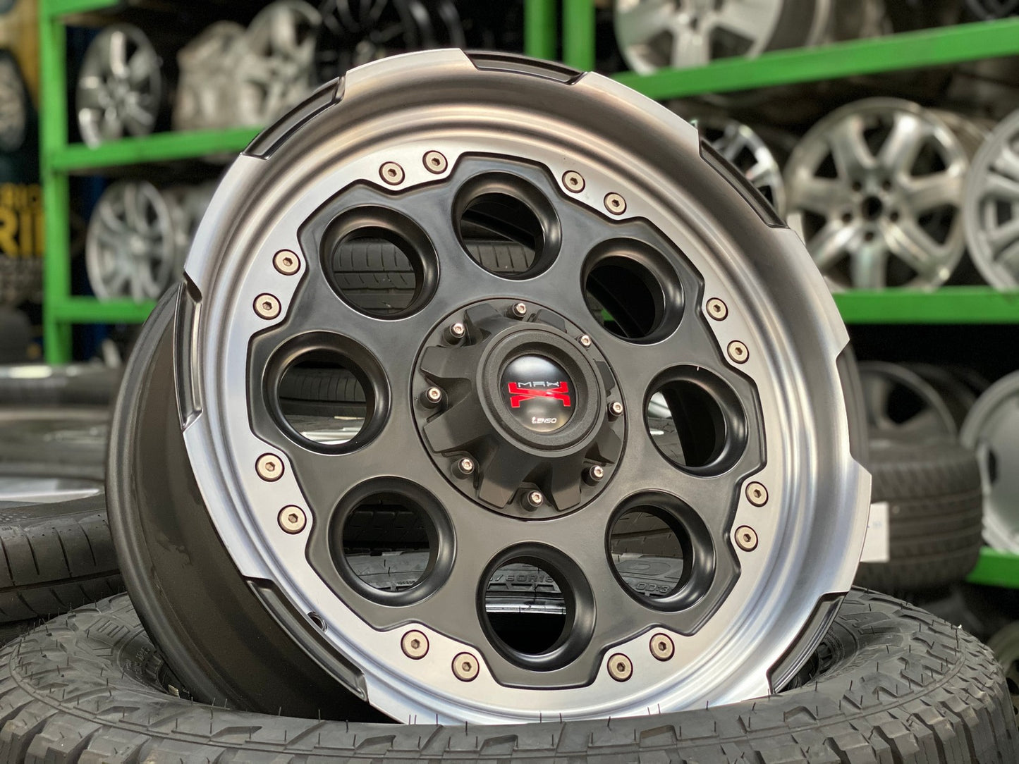 New 20X9 ET20 Lenso Maxx 07 Rim (4 wheel) Matt Black 6X139.7