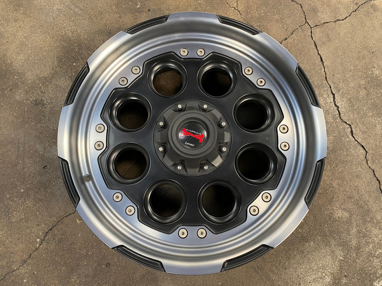 New 20X9 ET20 Lenso Maxx 07 Rim (4 wheel) Matt Black 6X139.7