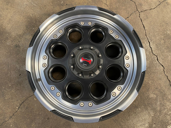 New 20X9 ET20 Lenso Maxx 07 Rim (4 wheel) Matt Black 6X139.7