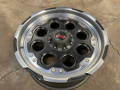 New 20X9 ET20 Lenso Maxx 07 Rim (4 wheel) Matt Black 6X139.7