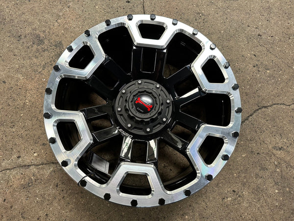 New 20X9 ET20 Lenso Maxx 08 Rim (4 wheel) Matt Black 6X139.7