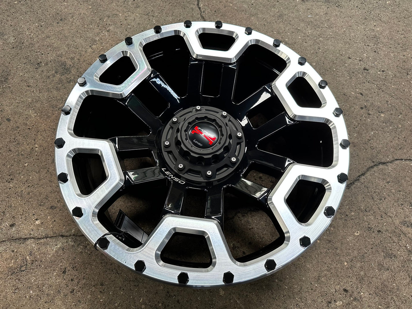 New 20X9 ET20 Lenso Maxx 08 Rim (4 wheel) Matt Black 6X139.7