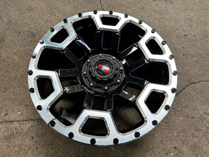 New 20X9 ET20 Lenso Maxx 08 Rim (4 wheel) Matt Black 6X139.7