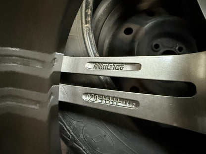 New 19X8.5 ET43 Motec MCT1 Rim (4 wheel) Gloss Gunmetal 5X112