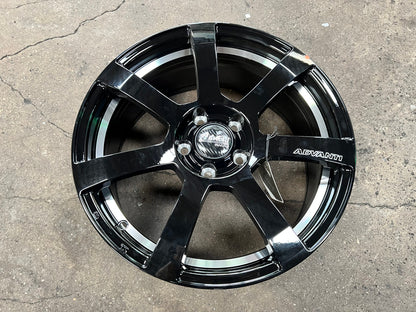 New 17X7.5 ET45 Advanti MK512U Rim (4 wheel) Gloss Black 5X108