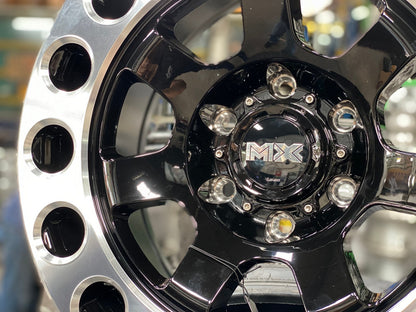 New 18X9 ET20 Lenso MX Impact Rim (4 wheel) Gloss Black 6X139.7