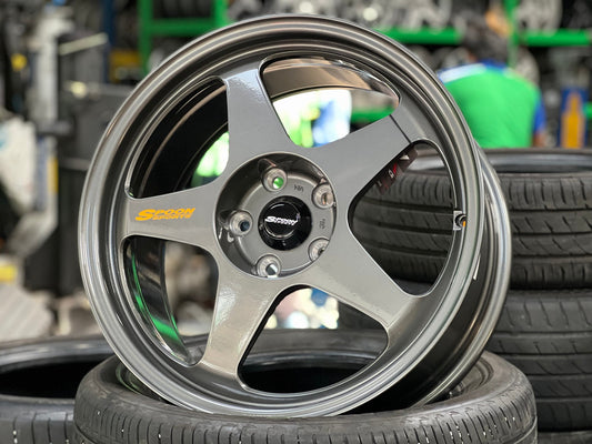 New 18X8.5 ET45 NK Performance Spoon Rim (4 wheel) Gloss Gunmetal 5X114.3