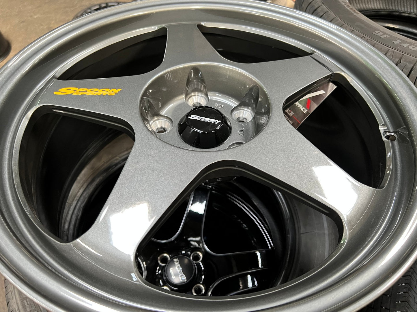 New 18X8.5 ET45 NK Performance Spoon Rim (4 wheel) Gloss Gunmetal 5X114.3