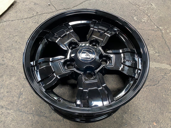 New 18X9 ET25 Osprey Hawke Rim (5 wheel) Gloss Black 5X165