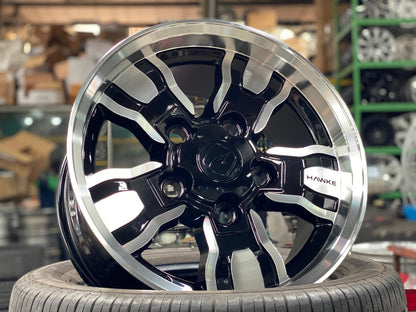 New 18X9 ET25 Osprey Hawke Rim (5 wheel) Gloss Black PF 5X165