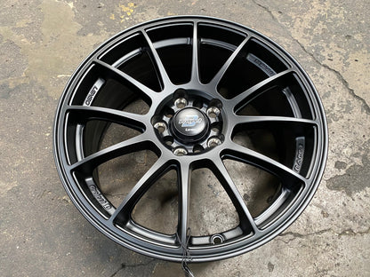 New 17X7.5 ET40 Lenso D Race Rim (4 wheel) Matt Black 5X114.3