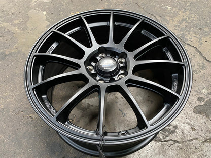 New 17X7.5 ET40 Lenso D Race Rim (4 wheel) Matt Black 5X114.3